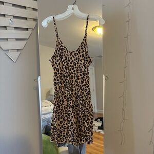 Divided Animal Print Top